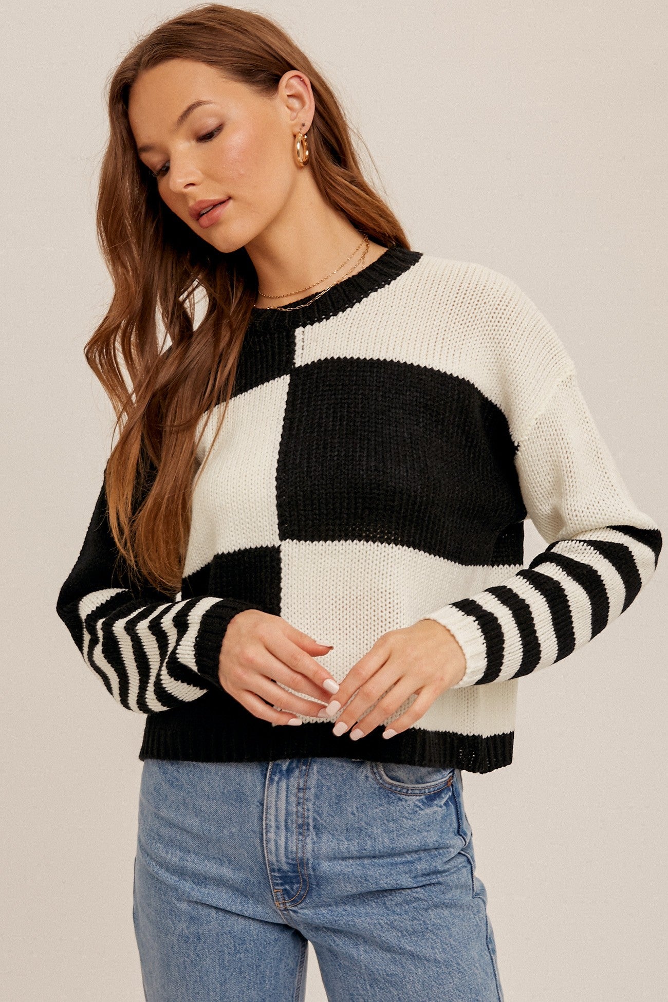 Amalie Abstract Pullover