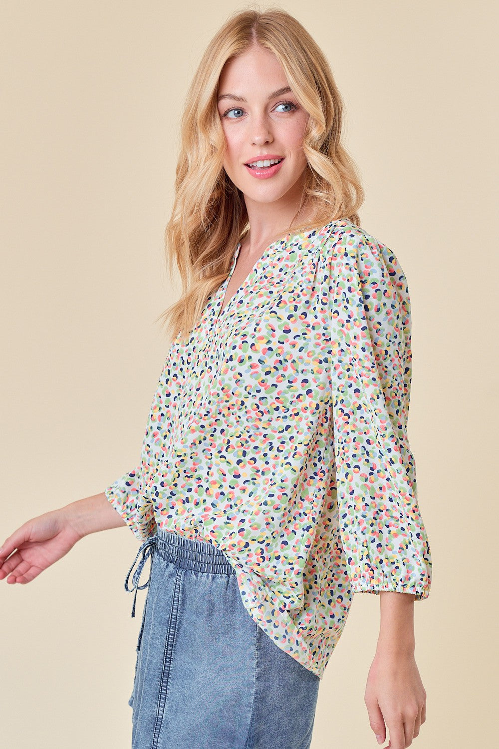 Malorie Printed Blouse
