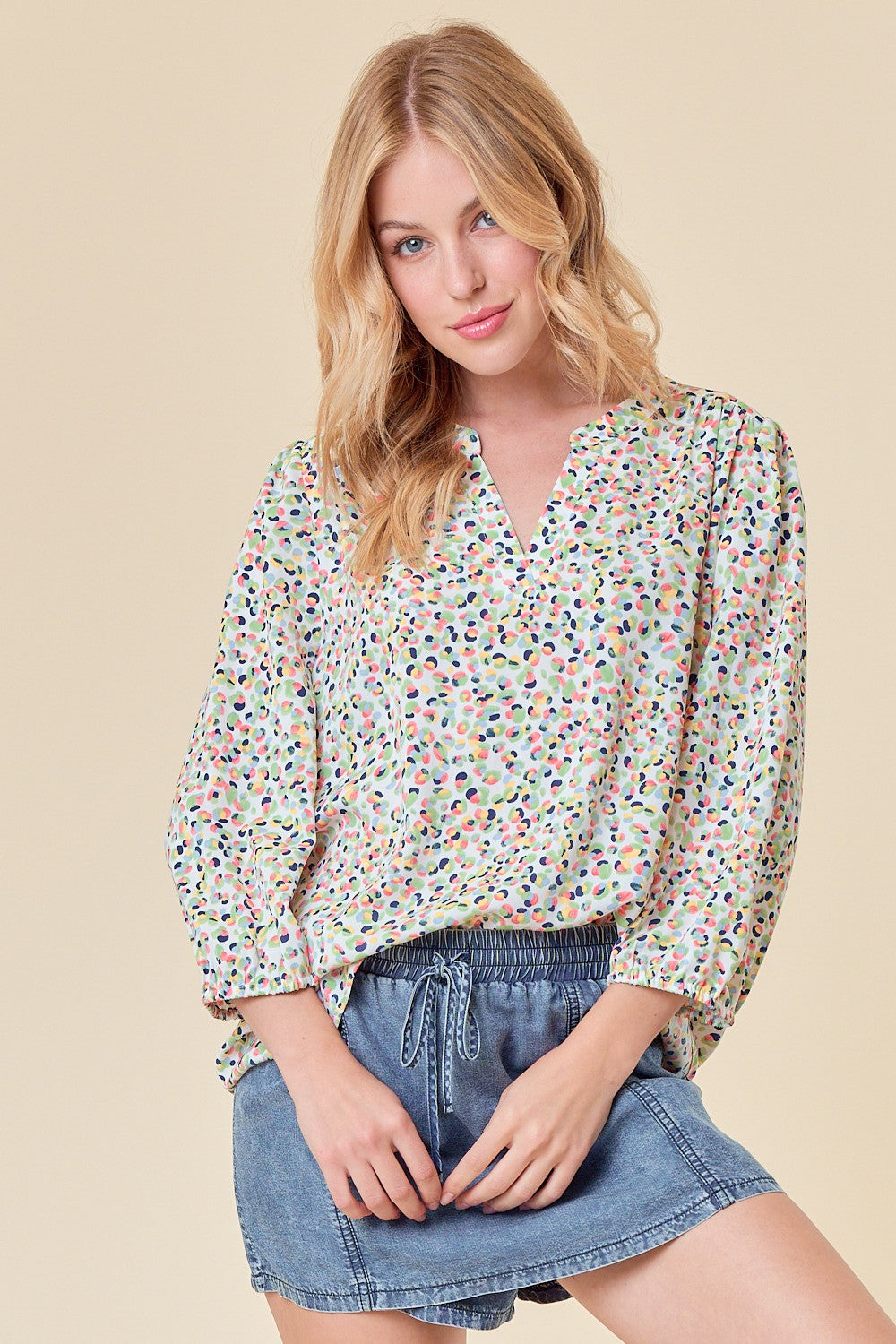 Malorie Printed Blouse