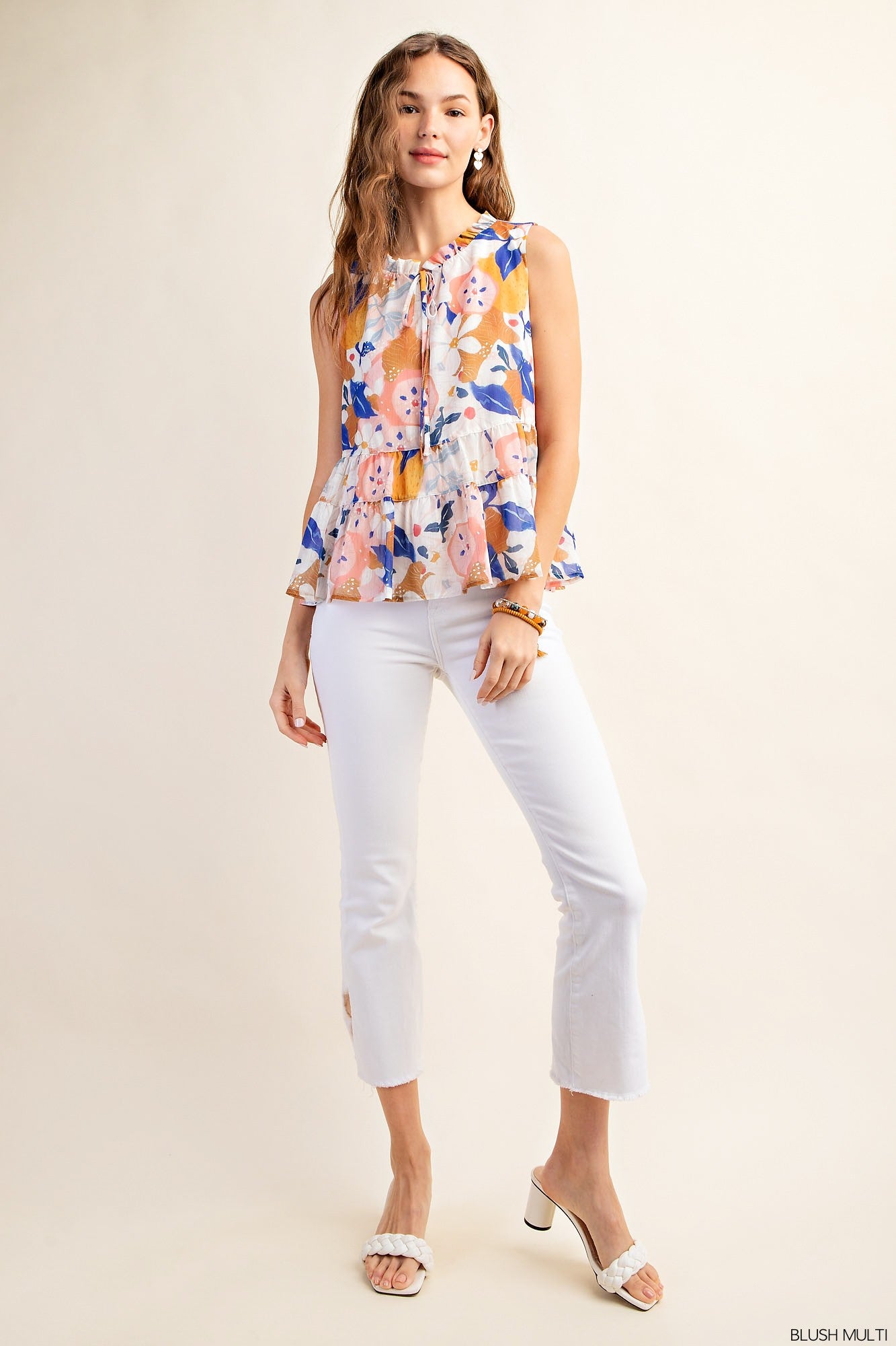 Chrissy Floral Tiered Top