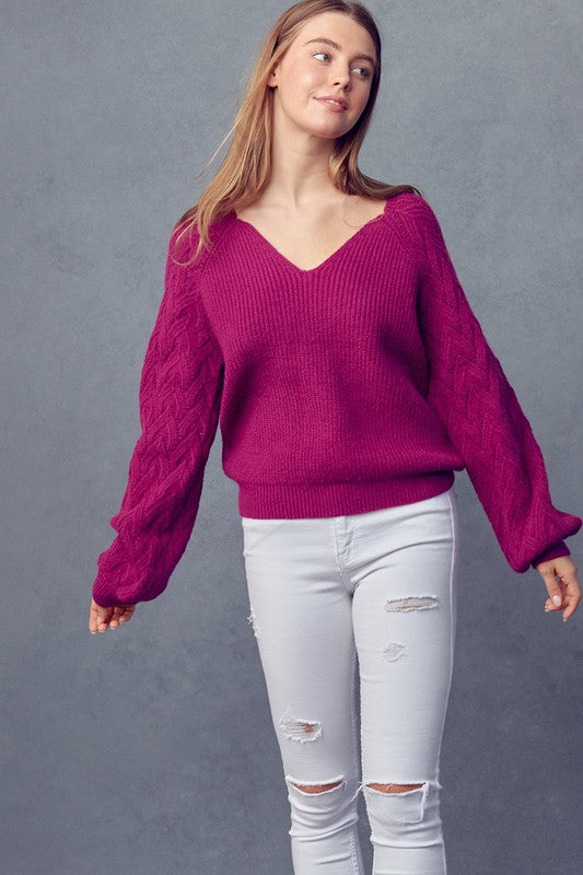 Melodie V-neck Sweater