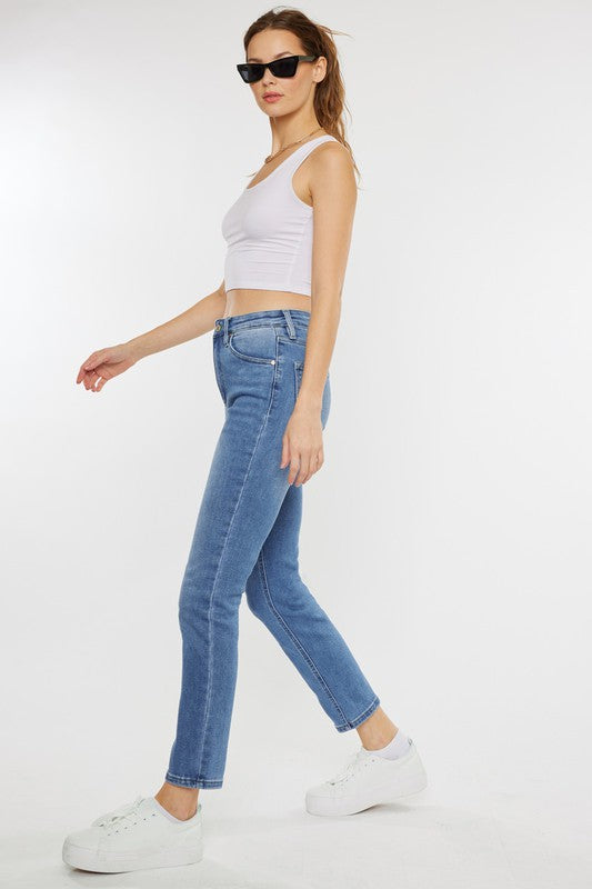 Mary Jane Slim Straight Jeans